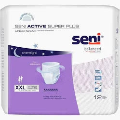ACTIVE SUPER PLUS S-XX12-AP1 Underwear XX-Large 12 Per pack