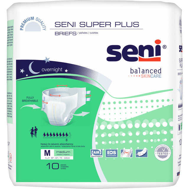SUPER PLUS Briefs Medium S-ME10-BP1 (10 Per pack)