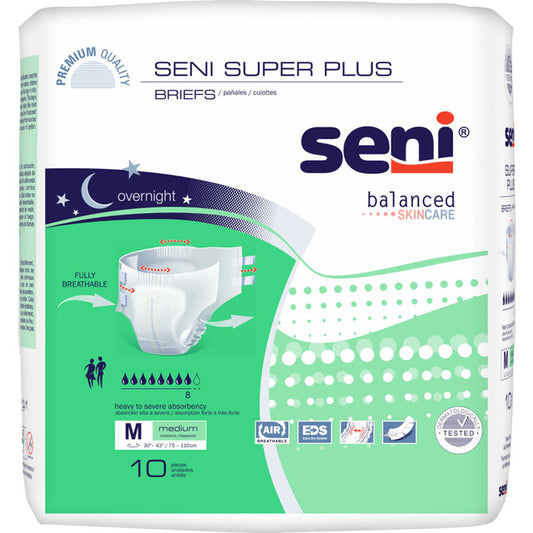 SUPER PLUS Briefs Medium S-ME10-BP1 (10 Per pack)