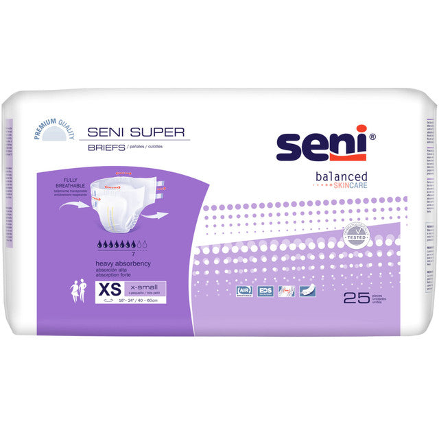 SUPER Briefs X-Small S-XS25-BS1 (25 Per pack)